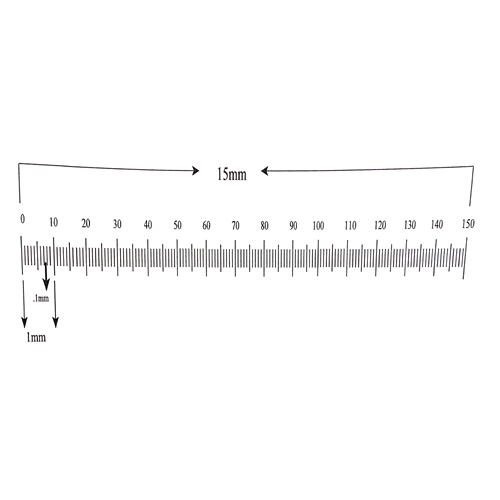 Ruler reticle