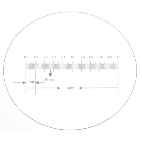 Reflected light KR851 Stage Micrometer 1mm with 100 Divisions