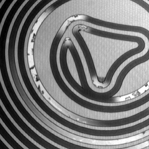 Back Side MEMS Spring Delamination – Infrared Confocal 20x objective lens Back Side MEMS Spring Delamination – Infrared Confocal 20x objective lens